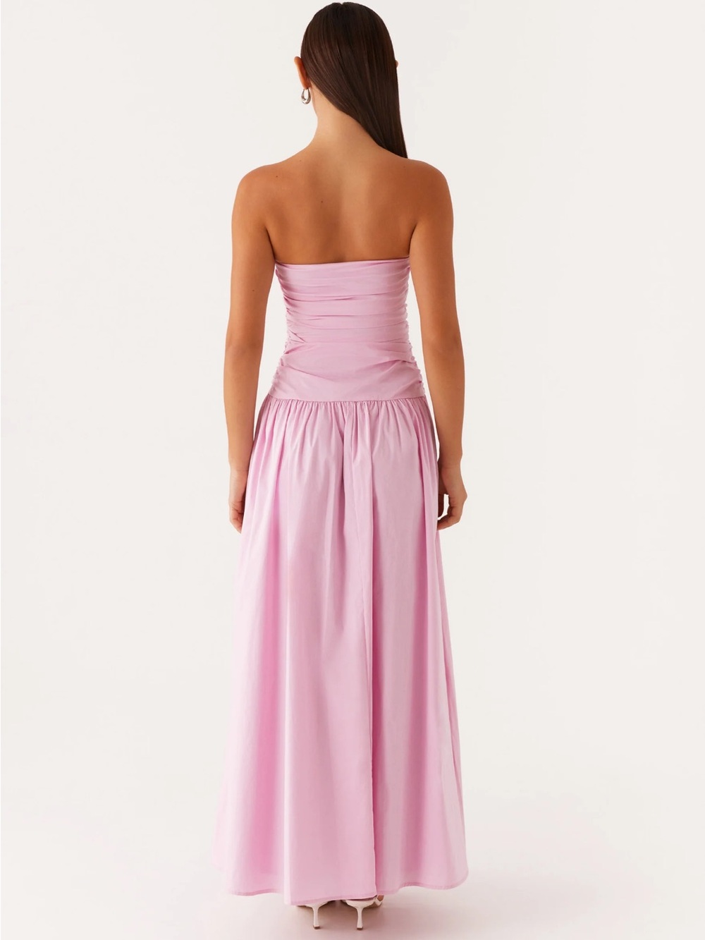 Peppermayo Strapless Pink Maxi Dress